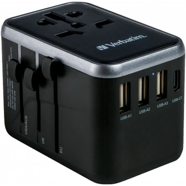 VERBATIM Universal Travel Adapter UTA-04 Cestovný adaptér - Zásuvky - Hlavný obrázok
