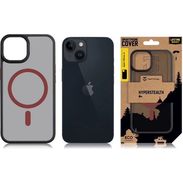 Tactical MagForce Hyperstealth 2.0 kryt iPhone 14 Black/Red - Puzdra - Obrázok 2A55000P01
