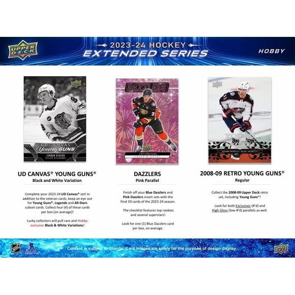 Hokejové karty 2023-24 Upper Deck Extended Series Hockey Hobby Box - Hokejové karty - Obrázok 2A67000L01