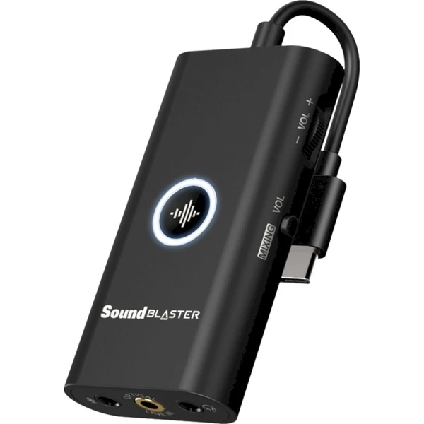 Creative Sound Blaster G3 zvuková karta USB čierna - Zvukové karty - Hlavný obrázok