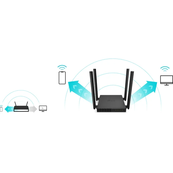 TP-Link Archer C54 Wi-Fi 5 router čierny - Wi-Fi routery - Obrázok 2AKN600301