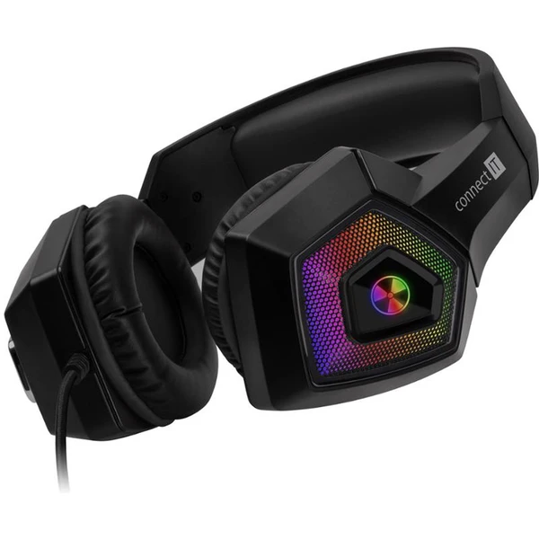 CONNECT IT BATTLE RGB Ed. 3 herné slúchadlá čierna - Slúchadlá - Obrázok 2ANFF00101