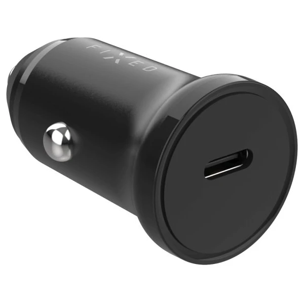 FIXED autonabíjačka s USB-C výstupom a podporou PD, 30W čierna - Nabíjačky - Obrázok 2AO2000P01