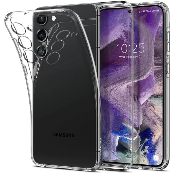 Spigen Liquid Crystal kryt Samsung Galaxy S23 číry - Puzdra - Hlavný obrázok