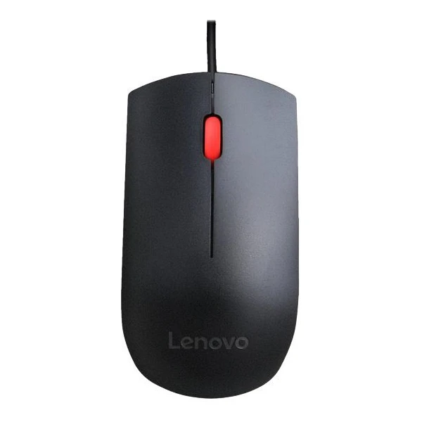 Lenovo Essential drôtová myš čierna - Myši - Hlavný obrázok