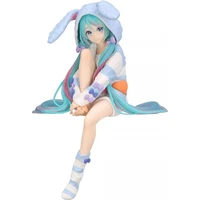 Figúrka Furyu Hatsun Miku Noodle Stopper - Hatsun Miku Rabbit Ear Hood Pajama Blue Color Ver. 14 c - Figúrky