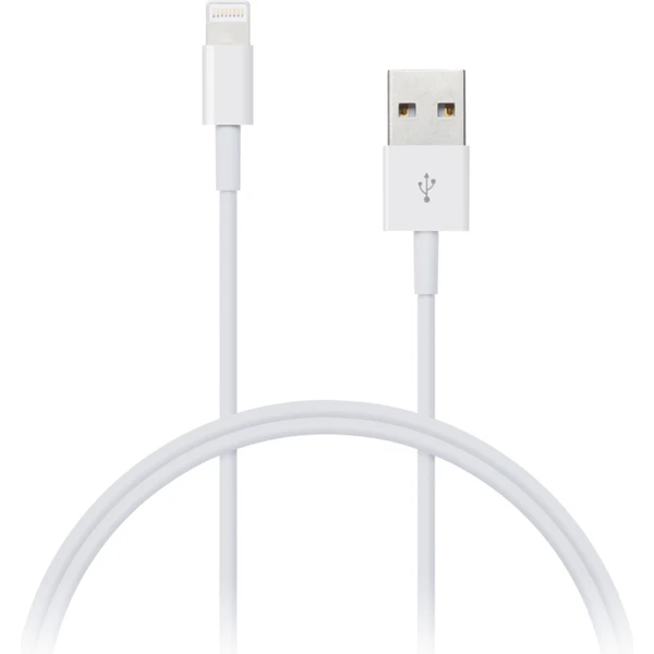 CONNECT IT Wirez USB-A/Lightning napájací kábel 2m biely - Káble a redukcie - Hlavný obrázok