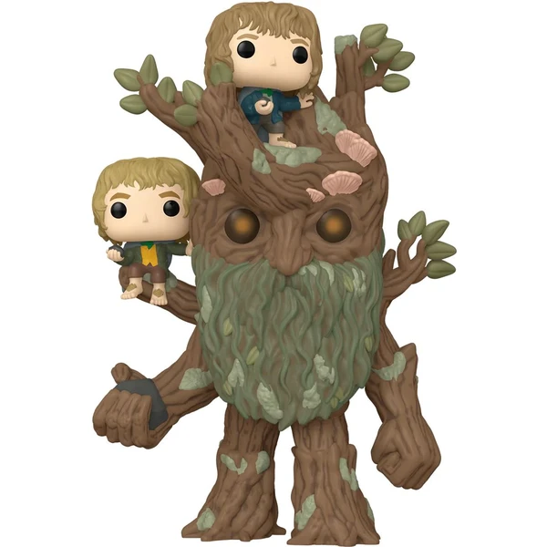 Funko POP! #1579 Filmy: Lord of the Rings - Treebeard w/Mary & Pip (Super Sized) 15 cm - Funko POP! - Obrázok 2BNB000P01
