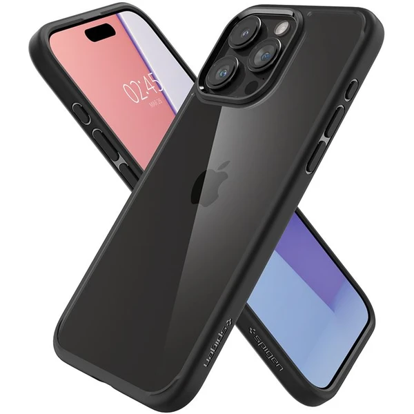 Spigen Ultra Hybrid kryt iPhone 15 Pro matne čierny - Puzdra - Obrázok 2BT8000601