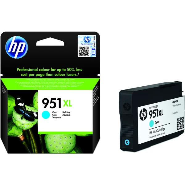 HP CN046AE č. 951XL Azúrová originálna - Cartridge - Obrázok 2C72700301