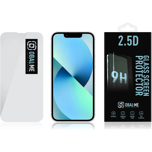 Obal:Me 2.5D tvrdené sklo Apple iPhone 13 mini číre - Ochranné fólie a sklo - Obrázok 2CK6000701
