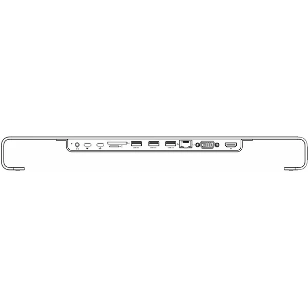 SWISSTEN USB-C HUB DOCK USB C  - USB huby - Obrázok 2CNN400301