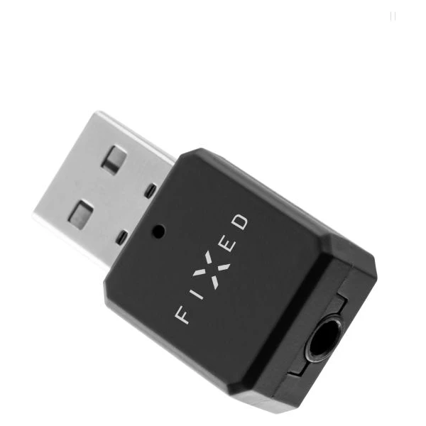 FIXED Signal Bluetooth audio prijímač s mikrofónom, čierny - Sieťové karty - Hlavný obrázok