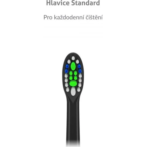 TrueLife SonicBrush Compact Heads Black Standard 8 Pack - Zubné kefky - Obrázok 2CTG300401