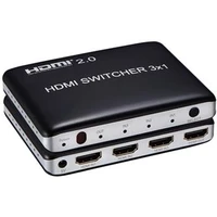 PremiumCord 4K@60hz HDMI switch 3:1 plastový s diaľkovým ovládačom - Ostatné
