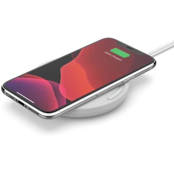 Belkin BOOST CHARGE 10W bezdrôtová nabíjačka (bez adaptéra) biela - Nabíjačky - Obrázok 2DWF300301
