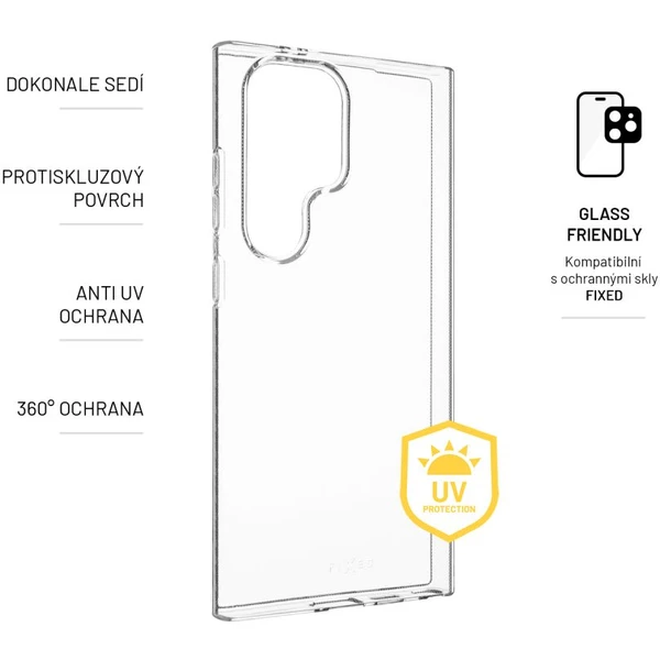 FIXED Slim AntiUV TPU kryt Samsung Galaxy S24 Ultra číry - Puzdra - Obrázok 2E71000K01