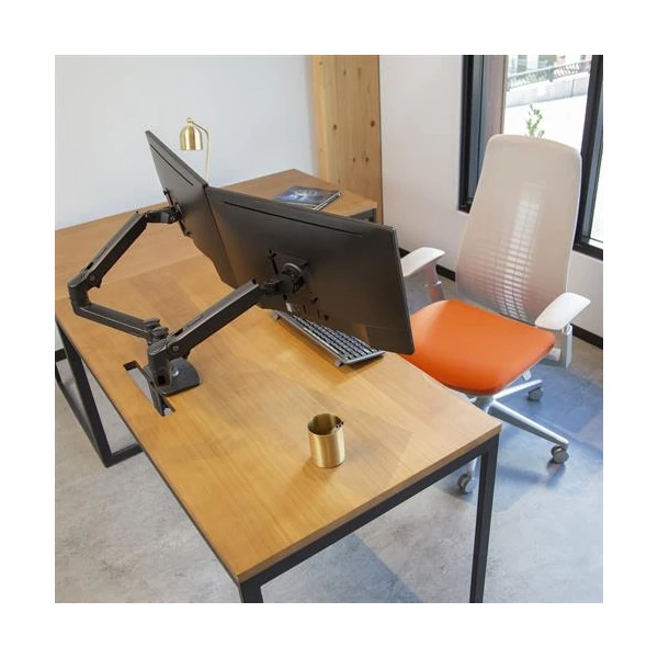 Ergotron LX Stolové ramená pre 2 monitory čierne 27' - Držiaky pre obrazovky - Obrázok 2EMB100501