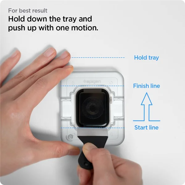 Spigen ProFlex EZ Fit 2 Pack sklo Apple Watch 9/8/7 (45mm) - Ochranné fólie a sklo - Obrázok 2F3W600301