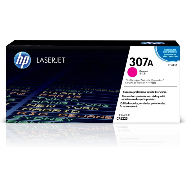 HP CE743A č. 307A Purpurová originálna - Tonery - Hlavný obrázok