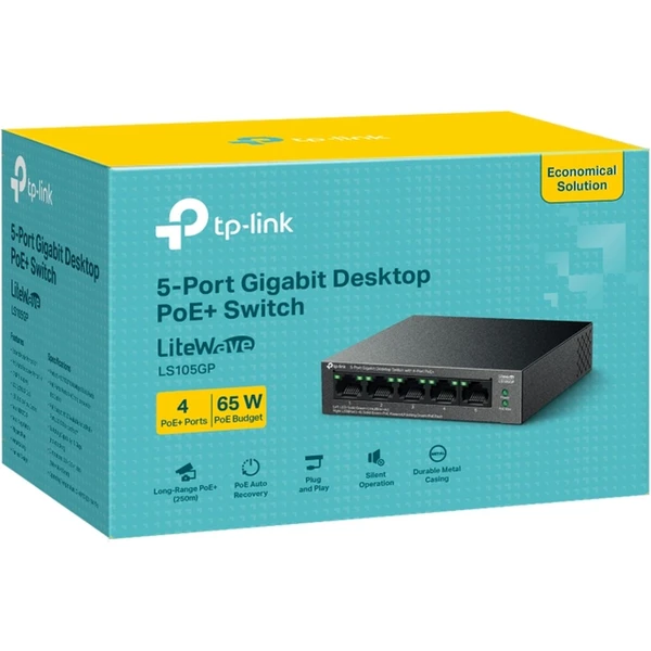 Prepínač TP-Link LS105GP - Switche - Obrázok 2F61000N01