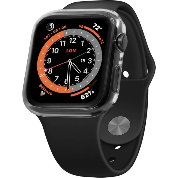 FIXED Pure ochranné puzdro s temperovaným sklom Apple Watch 44mm číre - Puzdra - Hlavný obrázok