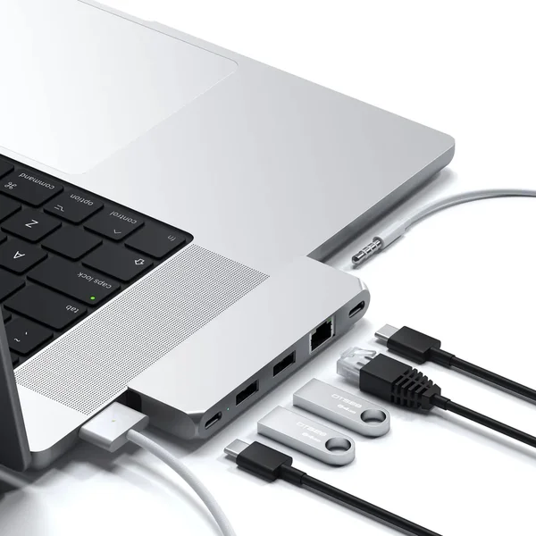 Satechi Aluminium Pro Hub Mini strieborný - USB huby - Obrázok 2FK2700301