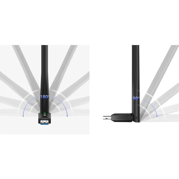 TP-Link Archer T3U Plus WiFi USB adaptér - Sieťové karty - Obrázok 2FNFF00101