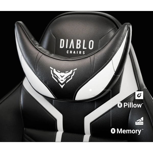 Diablo X-Ray 2.0 Small herná stolička čierno-biela - Stoličky - Obrázok 2GCG000K01