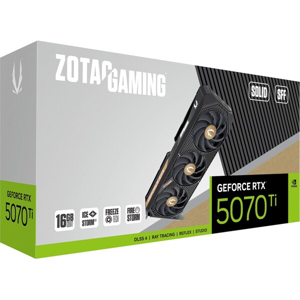 ZOTAC NVIDIA GeForce RTX 5070 Ti SOLID SFF - Grafické karty - Obrázok 2GLI000K01