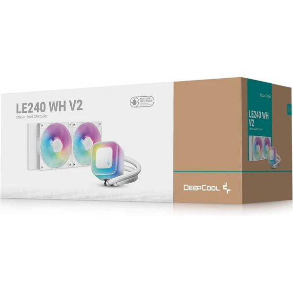 DEEPCOOL LE240 V2 biely - Chladiče - Obrázok 2GUF000K01