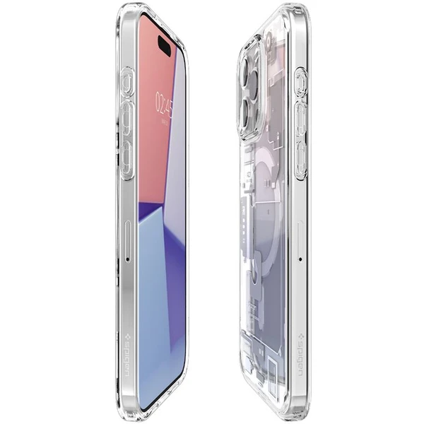 Spigen Ultra Hybrid MagFit kryt iPhone 15 Pro zero one biely - Puzdra - Obrázok 2HHA000601