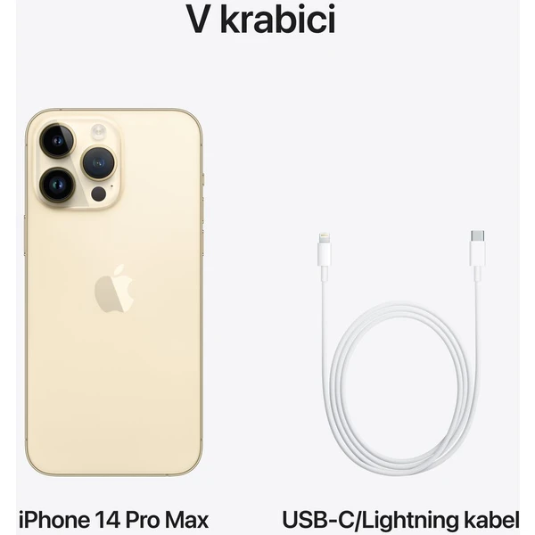 Apple iPhone 14 Pro Max 128GB zlatý - Mobilné telefóny - Obrázok 2HLG300401