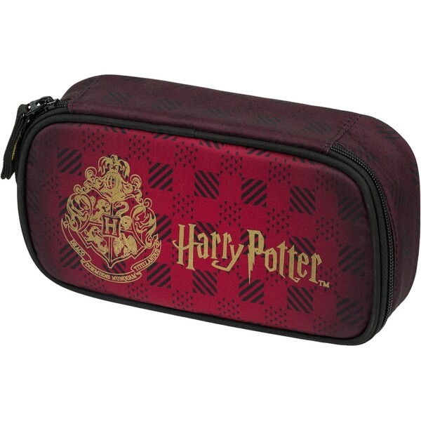 Školský peračník BAAGL etue Harry Potter Bradavice vínový