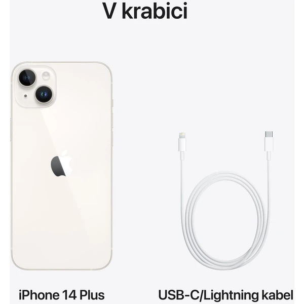 Apple iPhone 14 Plus 128GB hviezdne biely - Mobilné telefóny - Obrázok 2ILG300401