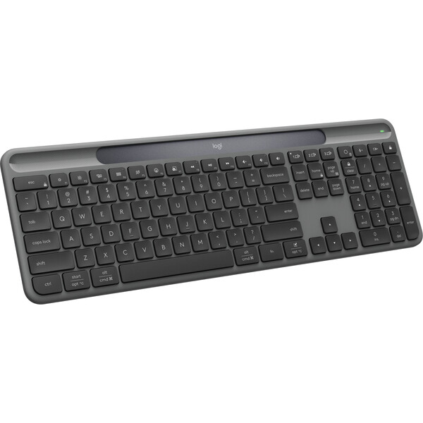 E-shop Logitech K980 Signature Slim Solar+ bezdrôtová klávesnica čierna US