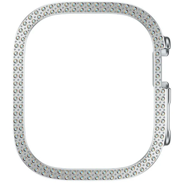 PanzerGlass® SAFE Apple Watch Ultra 3/2/1 bumper rámček trblietavo strieborný - Puzdra - Obrázok 2IWA000L01