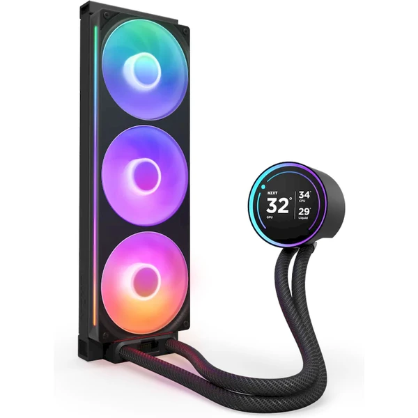 NZXT Kraken Elite 360 RGB čierny - Chladiče - Obrázok 2IYF000K01