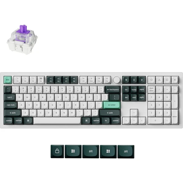 Keychron Q6 HE herná klávesnica (US) biela - Klávesnice - Hlavný obrázok