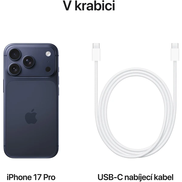 Apple iPhone 17 Pro 256GB temne modrý - Mobilné telefóny - Obrázok 2JNH000K01