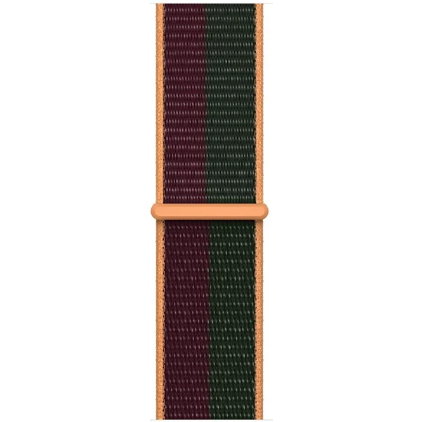 Apple Watch prevliekací športový remienok 41/40/38mm višňový/píniovo zelený - Remienky - Hlavný obrázok
