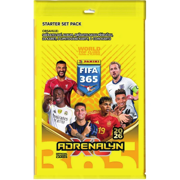 Panini FIFA 365 2025/2026 Adrenalyn - starter set - Futbalové karty - Hlavný obrázok