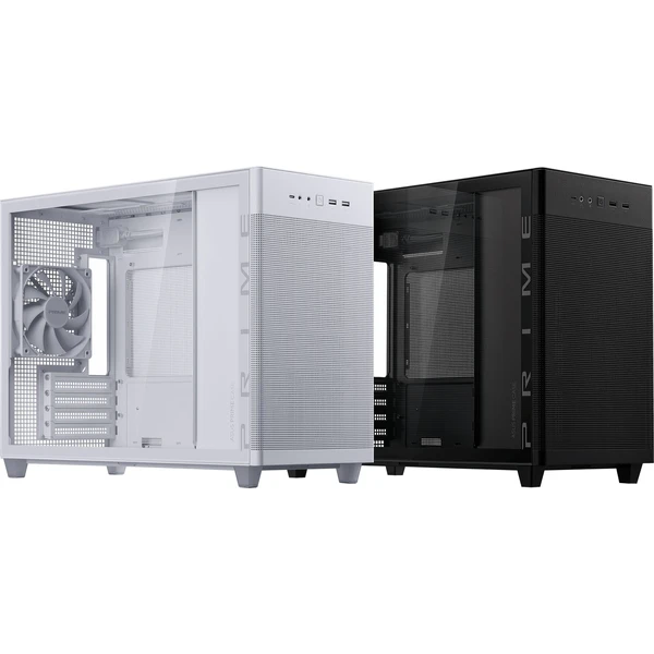 ASUS Prime AP201, TG, biela - Počítačové skrine - Obrázok 2L84000601