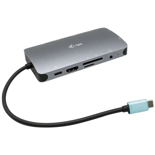 i-tec USB-C Metal Nano Dock dokovacia stanica vesmírne šedá - USB huby - Obrázok 2LIC200401