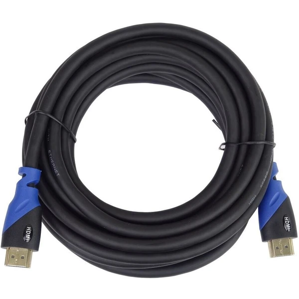 PremiumCord HDMI 2.0b/HDMI 2.0b kábel s ethernetom 4K 3m čierno-modrý - Káble a redukcie - Obrázok 2LSU000501