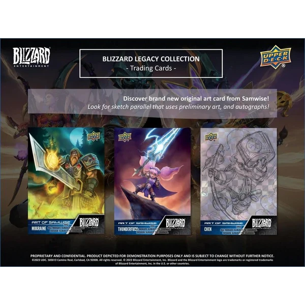 Upper Deck - Blizzard Legacy Collection - Hobby balíček - Blizzard karty - Obrázok 2MA1000N01