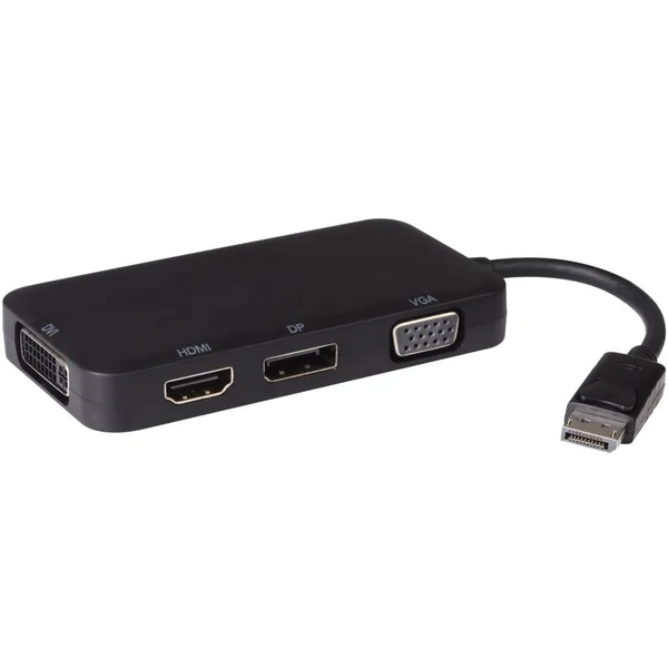 PremiumCord redukcia DisplayPort -> DisplayPort/HDMI/DVI-I/VGA 0,2, čierna - Káble a redukcie - Hlavný obrázok