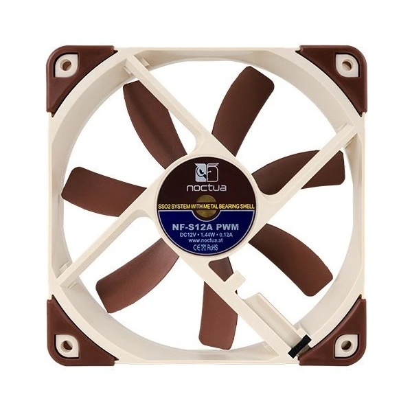 Noctua NF-S12A PWM - Ventilátory pre PC - Obrázok 2MQR600301