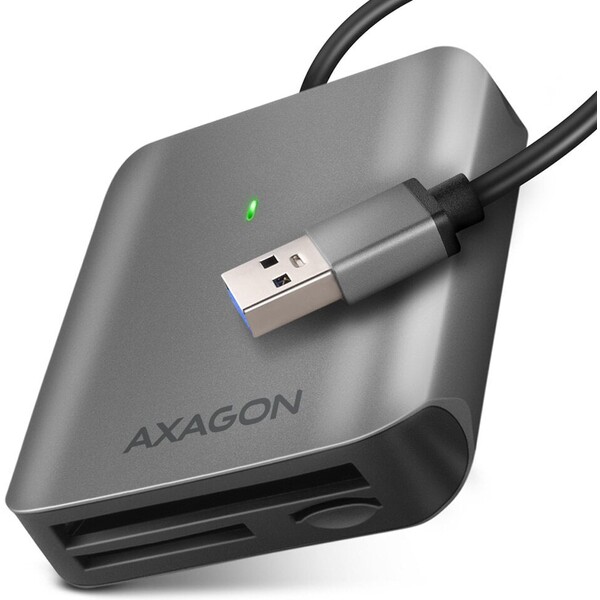 AXAGON CRE-S3 čítačka kariet USB-A sivá