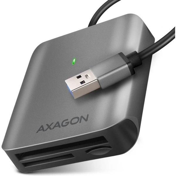 AXAGON CRE-S3 čítačka kariet USB-A sivá - Čítačky pamäťových kariet - Hlavný obrázok